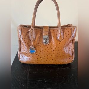 Ostrich Dooney and Bourke purse
